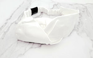 SILKQUI 100% PURE MULBERRY SILK TWIST KNOT HEADBAND